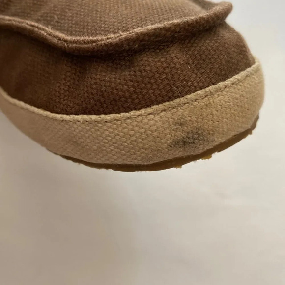 Sanuk Brown Slip On Sz 9 - Picture 3 of 6